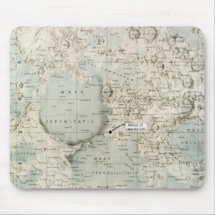 RAUM: MOND MAP, 1972 MOUSEPAD