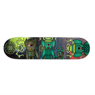 Raum-Monster-Skateboard Skateboard