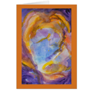 Raum-Nebelfleck-Aquarell