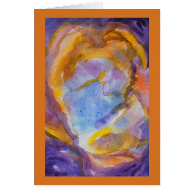 Raum-Nebelfleck-Aquarell (Vorne)