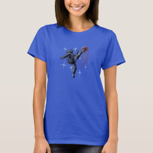 Raum-Ninja-Tritt T-Shirt