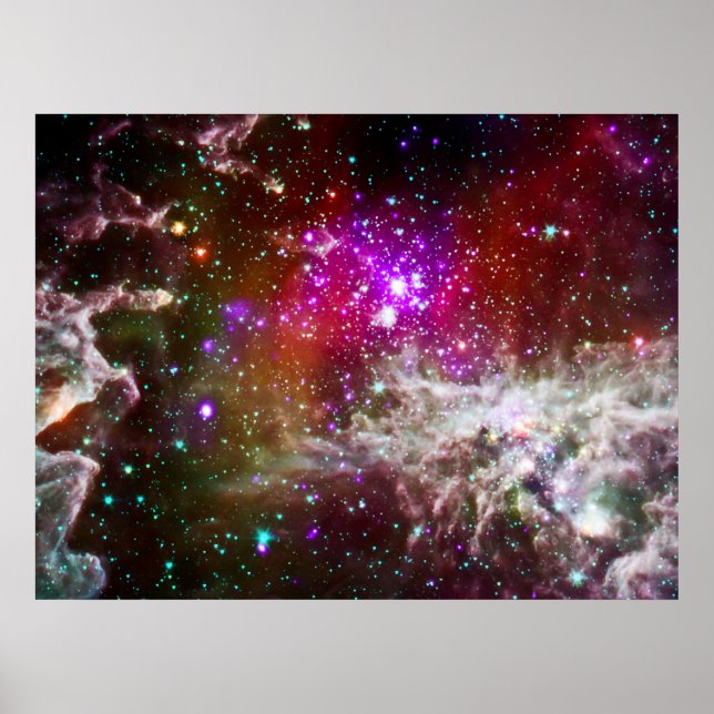 Raum - Pacman Nebula Poster (Vorne)