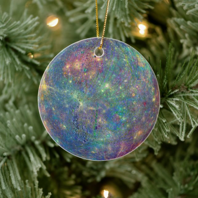 Raum/Planet/Galaxie Keramik Ornament (Baum)