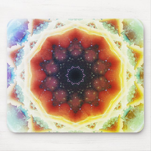 Raum-Portal-Mandala Mousepad (Vorne)