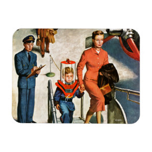 Raum-Reisender Magnet