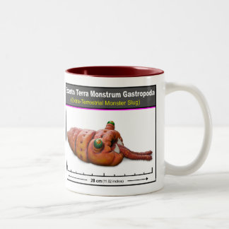 Raum-Schnecken-Tasse (Monstrum Gastropoden) Zweifarbige Tasse