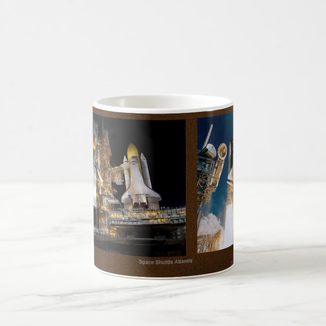 Raum-Shuttle-Atlantis-Tasse Tasse (Mittel)