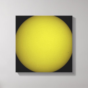 Raum-Shuttle Atlantis wird in der Silhouette Leinwanddruck