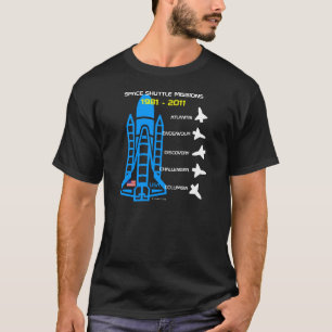 Raum-Shuttle-Auftrag-T - Shirt 5