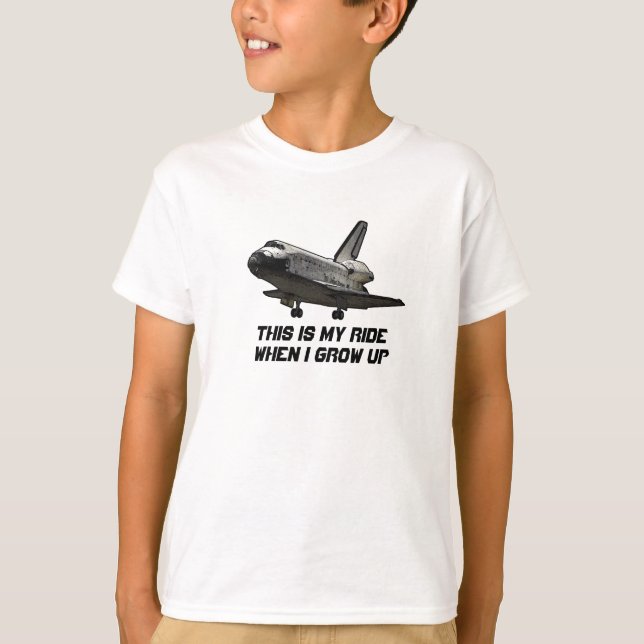Raum-Shuttle-T - Shirt für Kinder (Vorderseite)
