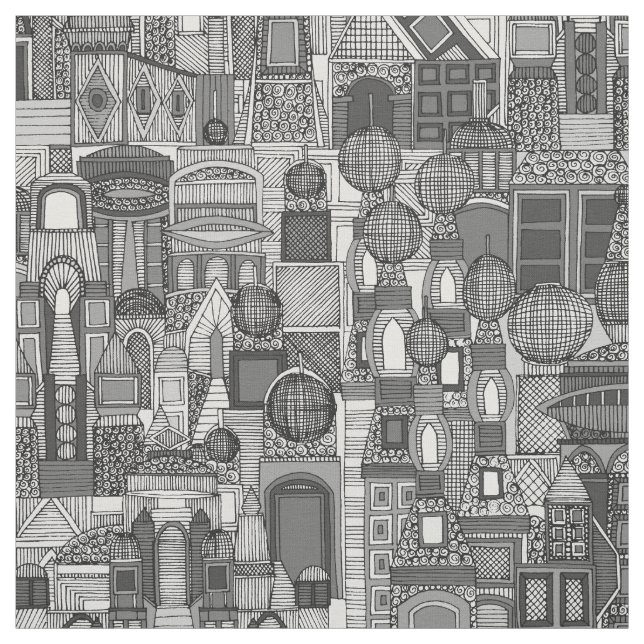 Raum Stadt Monbw Stoff (Muster)