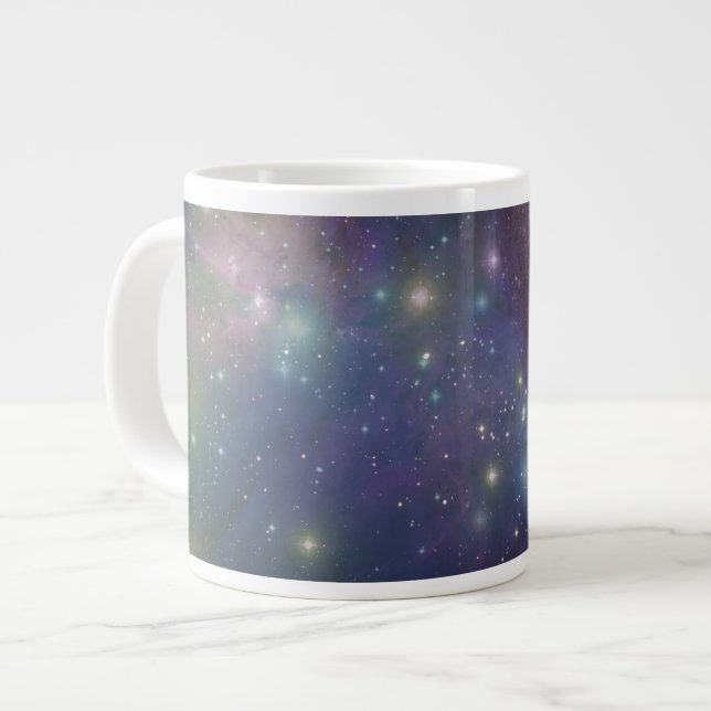 Raum, Sterne, Galaxien und Nebel Jumbo-Tasse (Vorderseite Links)