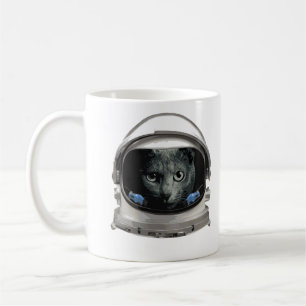 Raum-Sturzhelm-Astronauten-Katze Tasse