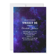 Raum süß 16. Nachtsterne. Moderner 16. Geburtstag