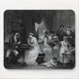 Raum-Szene, "vom Sozialtag" durch Peter zeichnen Mousepad