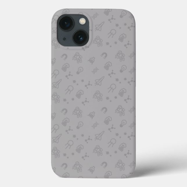 Raum-und Wissenschafts-Gekritzel Case-Mate iPhone Hülle (Rückseite)