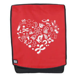 Raum-und Wissenschafts-Herz Rucksack