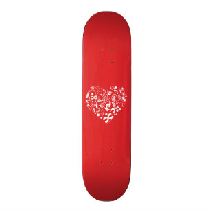 Raum-und Wissenschafts-Herz Skateboard