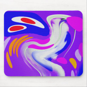 Raum- und Zeitreisekunst Mousepad
