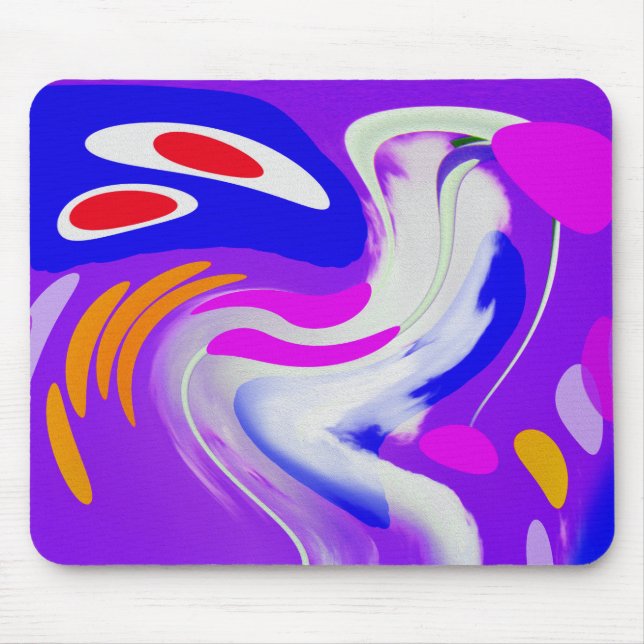 Raum- und Zeitreisekunst Mousepad (Vorne)