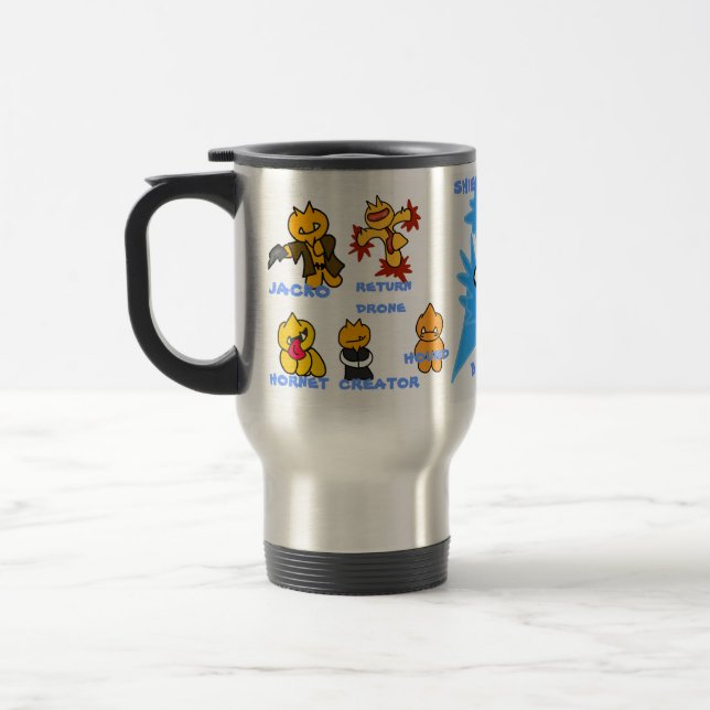 Raumabenteuer-Tasse Reisebecher (Links)