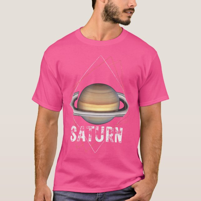 Raumastronomie des Saturn Planet Sonnensystems T-Shirt (Vorderseite)