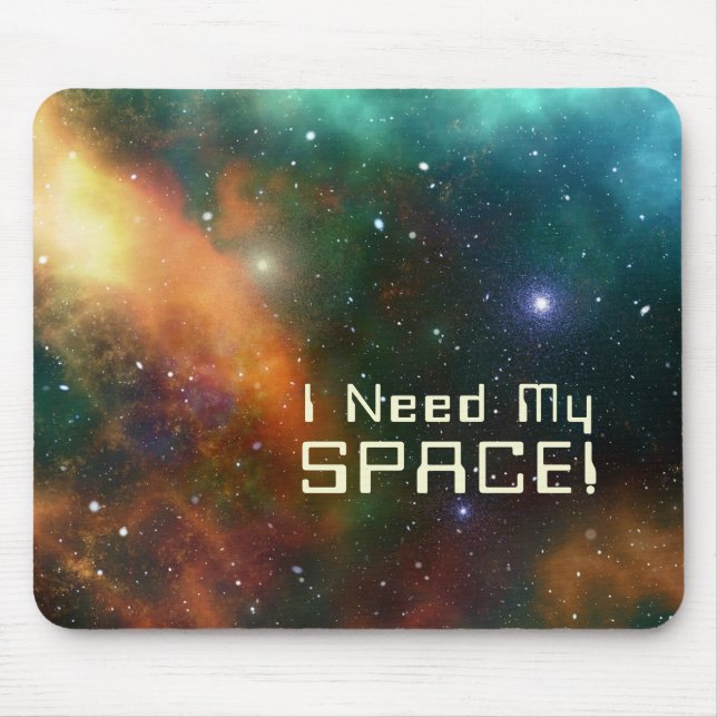 Raumastronomie Kosmischer Nebel Sterne Galaxie-Zit Mousepad (Vorne)