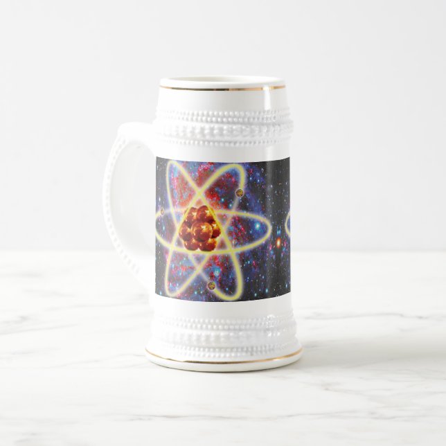 Raumatomar Bierglas (Vorderseite Links)