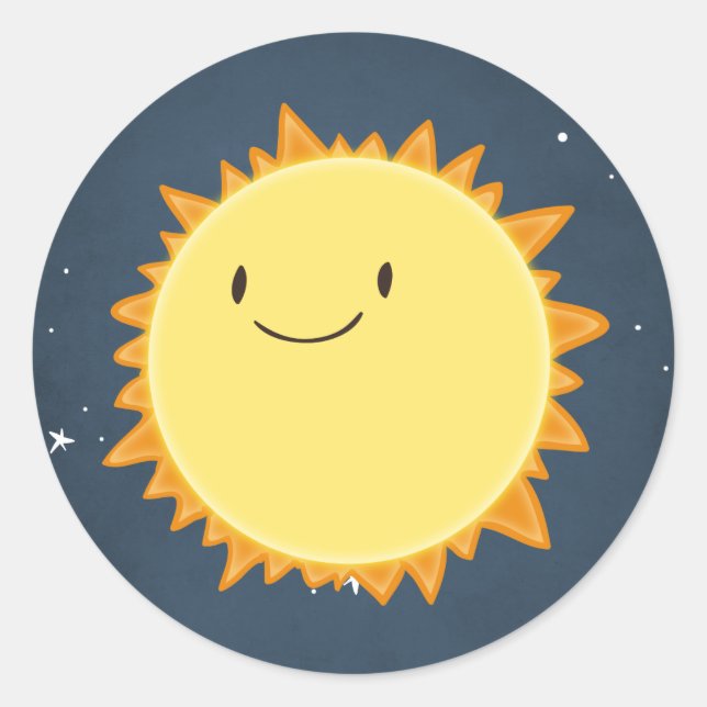 Raumaufkleber für Umschlag Aufkleber-Raketenastron Runder Aufkleber (Vorderseite)