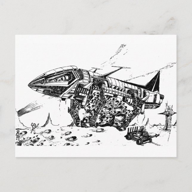 Raumbergbau Postkarte (Vorderseite)