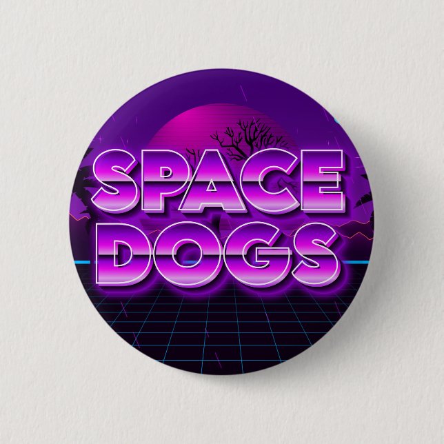 RAUMDOGS Abzeichen Planet Button (Vorderseite)