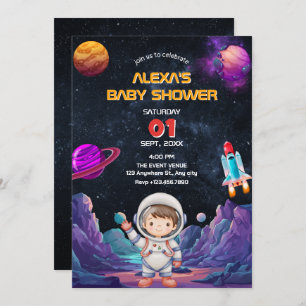 Raumdusche für Fotos Einladung