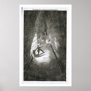 Räume Aufstiege der Pyramide, c.1780 (Gravieren) Poster