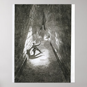 Räume Aufstiege der Pyramide, c.1780 (Gravieren) Poster