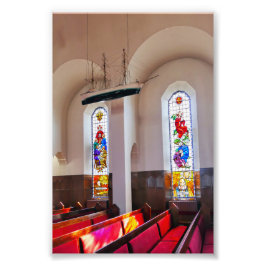Räume der Kirche Akureyri, Island Fotodruck