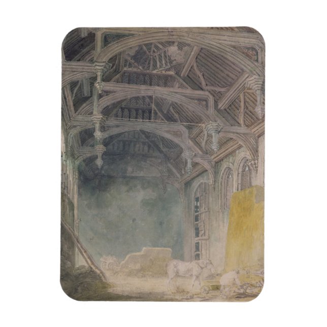 Räume des Johannispalastes, Eltham, c.1793 (w/c) Magnet (Vertikal)