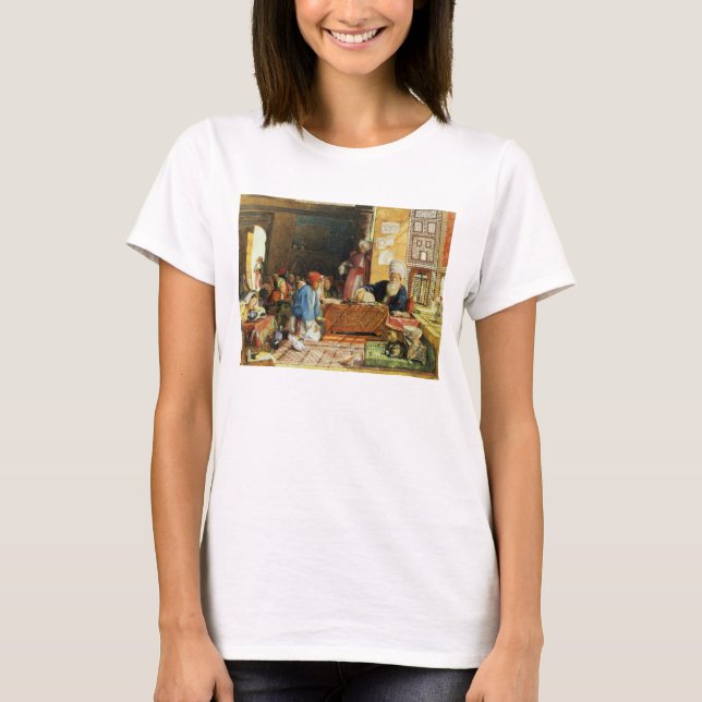 Räume einer Schule, Kairo, 1890 (w/c) (siehe auch T-Shirt (Vorderseite)