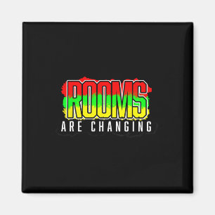 Räume verändern sich (Black History Month Sammlung Magnet