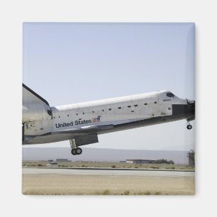 Raumfähre Atlantis bereitet sich für die Landung Magnet