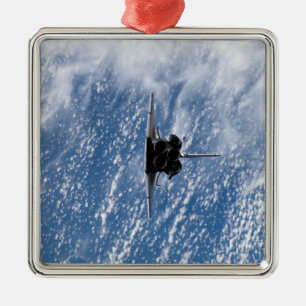 Raumfähre-Bemühung 18 Silbernes Ornament