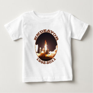 Raumfähre-Bemühungs-abschließende Baby T-shirt