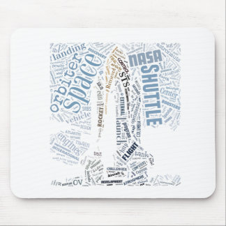 Raumfähre in Tagxedo Mousepad