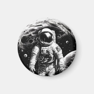 Raumfahrer Magnet