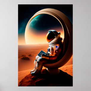 Raumfahrer Poster