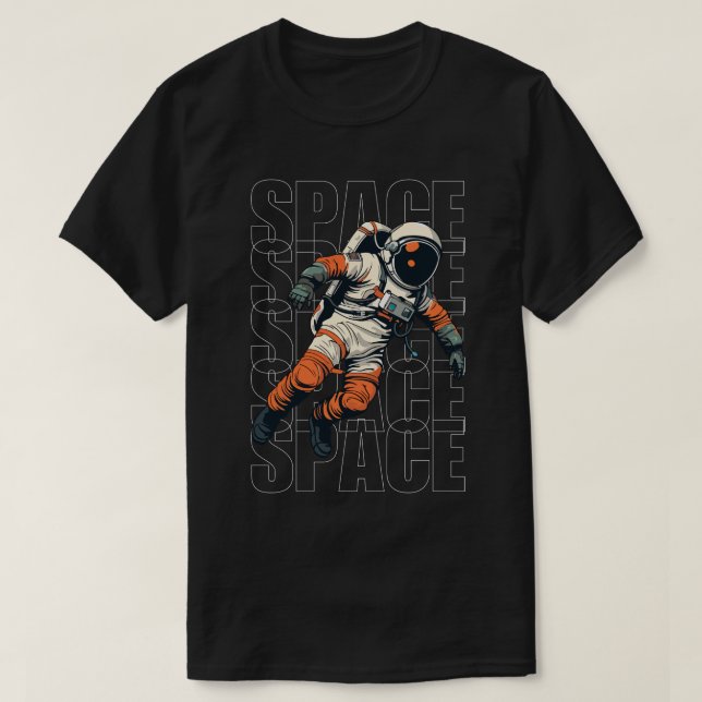 Raumfahrer T-Shirt (Design vorne)