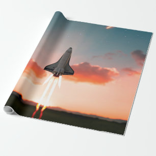 Raumfahrt Geschenkpapier