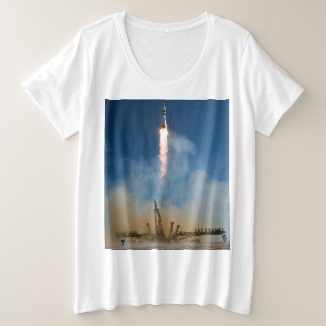 Raumfahrt Große Größe T-Shirt (Design vorne)