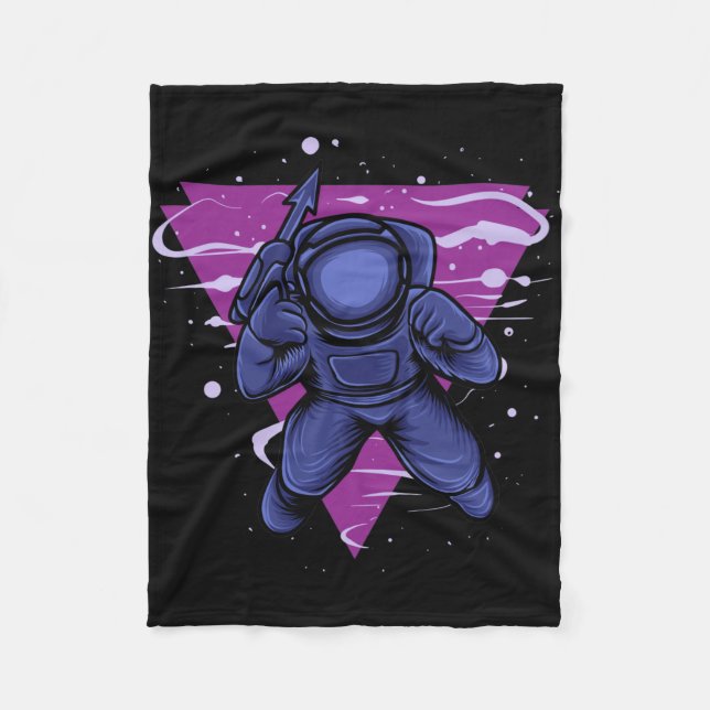 Raumfahrt-Krieg der Astronauten Fleecedecke (Vorderseite)