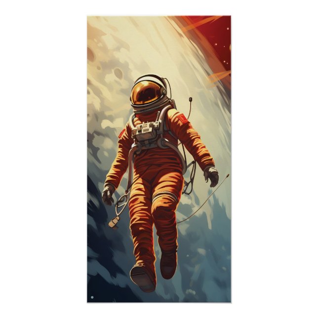 Raumfahrt Poster (Vorderseite)