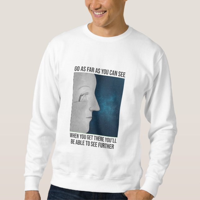 Raumfahrt Sweatshirt (Vorderseite)